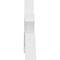 Ekena Millwork Vanguard Architectural Grade PVC Gable Bracket, 96"W x 24"H x 4"D x 6"F, 6/12 Pitch GBP096X24X0406VAN00 - alternate 2